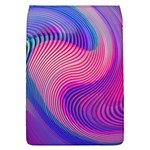 Swirl Twirl Design Pattern Purple Removable Flap Cover (L)