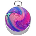 Swirl Twirl Design Pattern Purple Silver Compasses