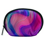 Swirl Twirl Design Pattern Purple Accessory Pouch (Medium)