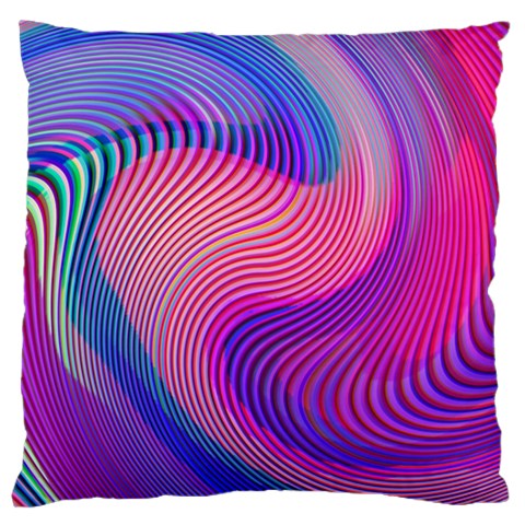 Swirl Twirl Design Pattern Purple Standard Premium Plush Fleece Cushion Case (Two Sides) from ArtsNow.com Front