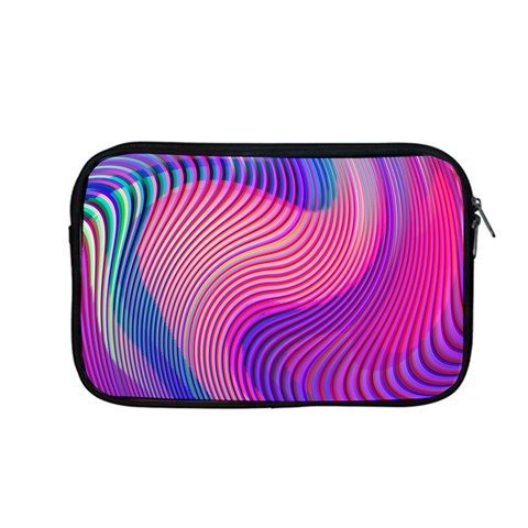 Swirl Twirl Design Pattern Purple Apple MacBook Pro 13  Zipper Case from ArtsNow.com Front