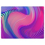 Swirl Twirl Design Pattern Purple Premium Plush Fleece Blanket (Extra Small)