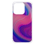 Swirl Twirl Design Pattern Purple iPhone 14 Pro TPU UV Print Case