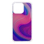 Swirl Twirl Design Pattern Purple iPhone 13 Pro TPU UV Print Case