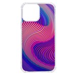 Swirl Twirl Design Pattern Purple iPhone 13 Pro Max TPU UV Print Case