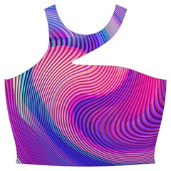 Swirl Twirl Design Pattern Purple Cut Out Top from ArtsNow.com Front