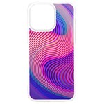 Swirl Twirl Design Pattern Purple iPhone 15 Pro Max TPU UV Print Case