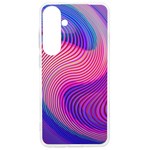 Swirl Twirl Design Pattern Purple Samsung Galaxy S24 Ultra 6.9 Inch TPU UV Case