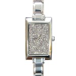 Fantasy floral random pattern Rectangle Italian Charm Watch