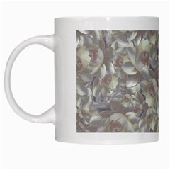 Fantasy floral random pattern White Mug from ArtsNow.com Left