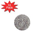 Fantasy floral random pattern 1  Mini Magnet (10 pack) 