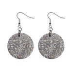 Fantasy floral random pattern Mini Button Earrings