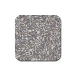 Fantasy floral random pattern Rubber Coaster (Square)