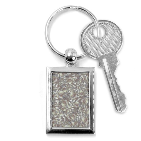 Fantasy floral random pattern Key Chain (Rectangle) from ArtsNow.com Front