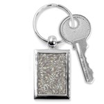 Fantasy floral random pattern Key Chain (Rectangle)