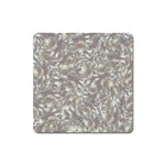 Fantasy floral random pattern Square Magnet