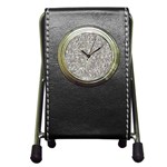 Fantasy floral random pattern Pen Holder Desk Clock