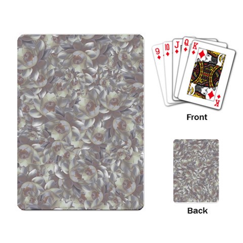 Fantasy floral random pattern Playing Cards Single Design (Rectangle) from ArtsNow.com Back