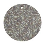 Fantasy floral random pattern Round Ornament (Two Sides)