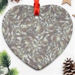 Fantasy floral random pattern Heart Ornament (Two Sides)