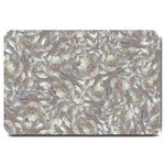 Fantasy floral random pattern Large Doormat