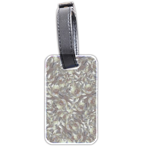 Fantasy floral random pattern Luggage Tag (two sides) from ArtsNow.com Front