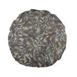 Fantasy floral random pattern Standard 15  Premium Round Cushions