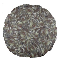 Fantasy floral random pattern Large 18  Premium Round Cushions from ArtsNow.com Front