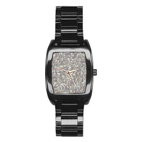 Fantasy floral random pattern Stainless Steel Barrel Watch from ArtsNow.com Front