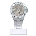 Fantasy floral random pattern Plastic Nurses Watch