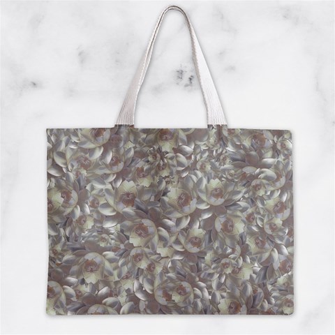 Fantasy floral random pattern Zipper Mini Tote Bag from ArtsNow.com Front