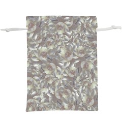 Fantasy floral random pattern Lightweight Drawstring Pouch (XL) from ArtsNow.com Back