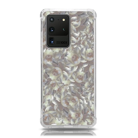 Fantasy floral random pattern Samsung Galaxy S20 Ultra 6.9 Inch TPU UV Case from ArtsNow.com Front