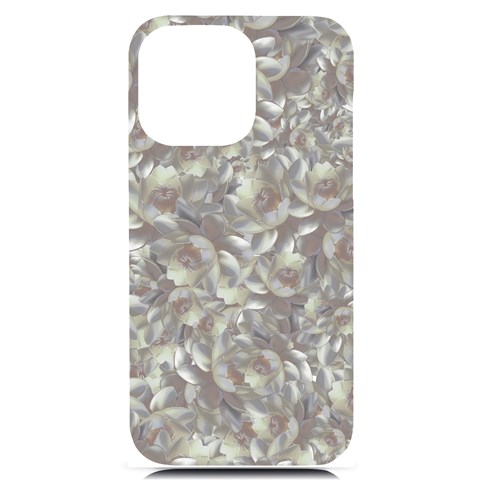 Fantasy floral random pattern iPhone 14 Pro Max Black UV Print Case from ArtsNow.com Front