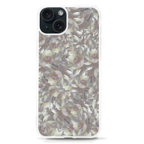 Fantasy floral random pattern iPhone 15 TPU UV Print Case from ArtsNow.com Front