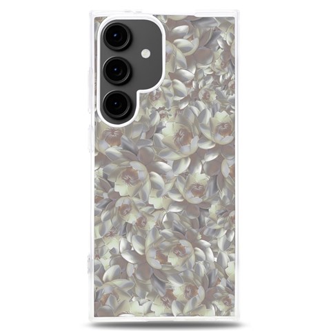 Fantasy floral random pattern Samsung Galaxy S24 Plus 6.7 Inch TPU UV Case from ArtsNow.com Front