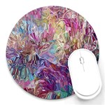 Melting patterns Round Mousepad