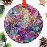 Melting patterns Ornament (Round)