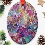 Melting patterns Ornament (Oval)