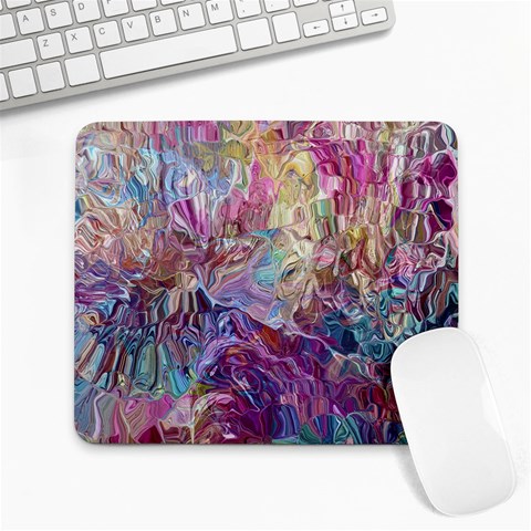 Melting patterns Large Mousepad from ArtsNow.com Front