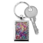 Melting patterns Key Chain (Rectangle)