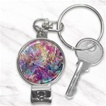 Melting patterns Nail Clippers Key Chain