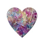 Melting patterns Heart Magnet