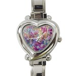 Melting patterns Heart Italian Charm Watch