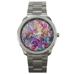 Melting patterns Sport Metal Watch