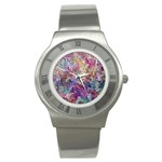 Melting patterns Stainless Steel Watch