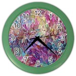 Melting patterns Color Wall Clock