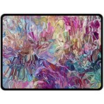 Melting patterns Fleece Blanket (Large)