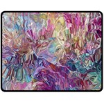 Melting patterns Fleece Blanket (Medium)