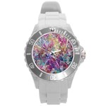 Melting patterns Round Plastic Sport Watch (L)